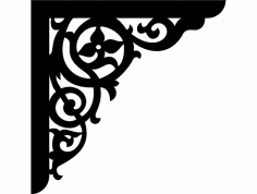 Köşe Tasarım Kron 0010 dxf Dosyası