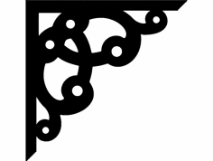 Köşe Tasarımı Kron 0006 dxf Dosyası