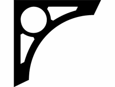 Köşe Tasarımı Kron 0022 dxf Dosyası