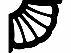 Köşe Tasarımı Kron 0015 dxf Dosyası