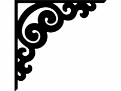 Köşe Tasarımı Kron 0014 dxf Dosyası