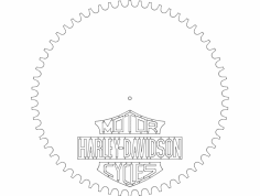 Harley Davidson Hd Ur dxf Dosyası