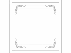 Çerçeve DXF Dosyası