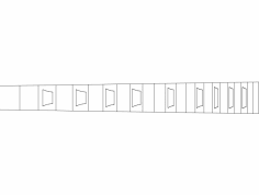 Les Paul Klavye dxf Dosyası