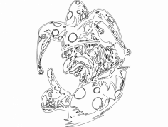 Palyaço 008 Tam dxf Dosyası