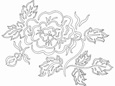 Çiçek 2 dxf Dosyası
