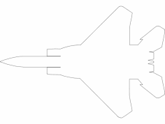 F15 DXF Dosyası