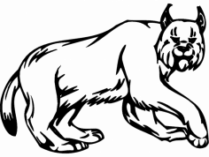 Hayvan Maskotu 045 dxf Dosyası