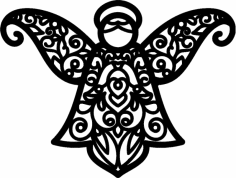 Melek Desen DXF Dosyası