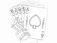 Kartlar dxf Dosyası