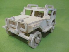 Jeep Frezer dxf Dosyası