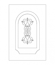 Mutfak dolabı kapağı 18 dxf Dosyası