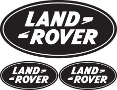 Land Rover Logosu dxf Dosyası