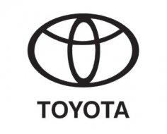 Toyota logo dxf dosyası