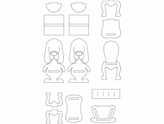 Minyatür Oyuncaklar DXF Dosyası