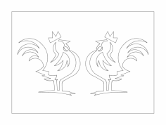 Horozlar dxf Dosyası