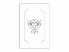 Mutfak dolabı kapağı 2 dxf Dosyası