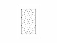 Mutfak dolabı kapısı 10 dxf dosyası