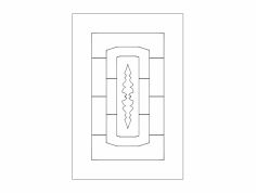 Mutfak Dolabı Kapısı 19 dxf Dosyası