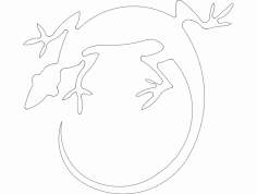 Kertenkele dxf Dosyası