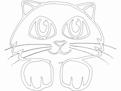 Gato 3 (Kedi) dxf Dosyası