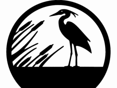 Balıkçıl (Heron) dxf Dosyası