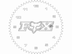 Tilki Mx Saat dxf Dosyası