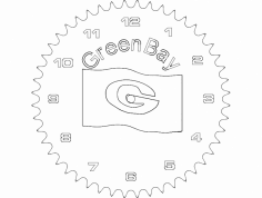 Green Bay dxf Dosyası