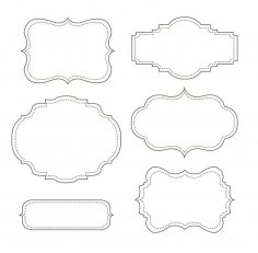 Ayna Çerçeveleri (Şeker büfesi) dxf Dosyası