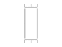 Mdf Kapı Tasarımı 11 dxf Dosyası