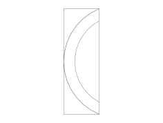 MDF Kapı Tasarımı 8 dxf Dosyası