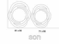 Spiral Ayna dxf Dosyası