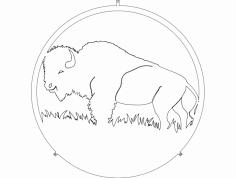 Buffalo 1 dxf Dosyası