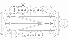 Kravat Çengeli DXF Dosyası