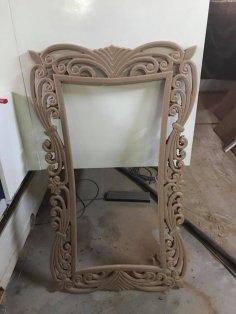 Dekoratif Ayna dxf Dosyası