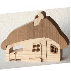 Ahşap Oyuncak Ev dxf Dosyası