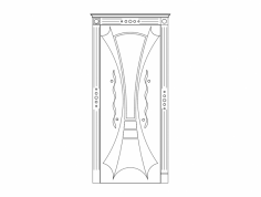 Elit Mob Cnc Lake kapı dxf Dosyası