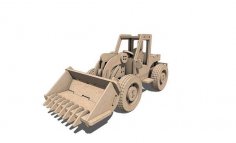 Yükleyici Ön Kepçe R 6 mm dxf Dosyası