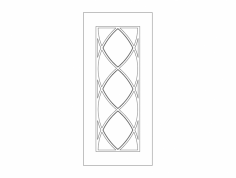 Baklava deseni DXF dosyası