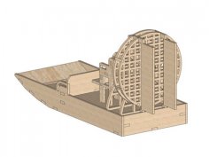 Hava Botu Lazer 12 mm dxf Dosyası
