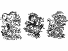 Yeni ejderhalar dxf dosyası