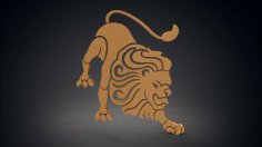 Leo dxf Dosyası