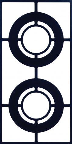 Çerçevesiz Izgara Deseni 300-v140 dxf Dosyası