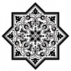 Dekoratif beton deseni ve şablon dxf dosyası