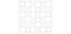 400x400 mm dxf Dosyası