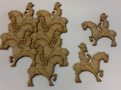 Duvar Sanatı Bulmaca At Üzerindeki Adam dxf Dosyası