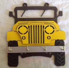 Jeep Anahtarlık Ücretsiz Vektör