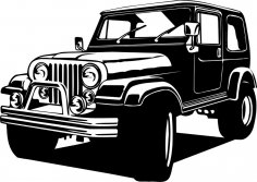 Jeep 4×4 Ücretsiz Vektör