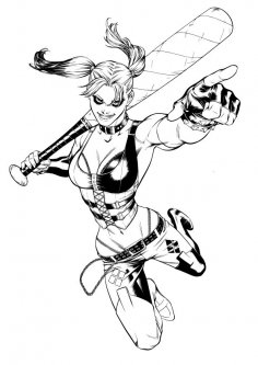 Harley Quinn Ücretsiz Vektör