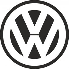 Volkswagen Logo Vektörü Ücretsiz Vektör